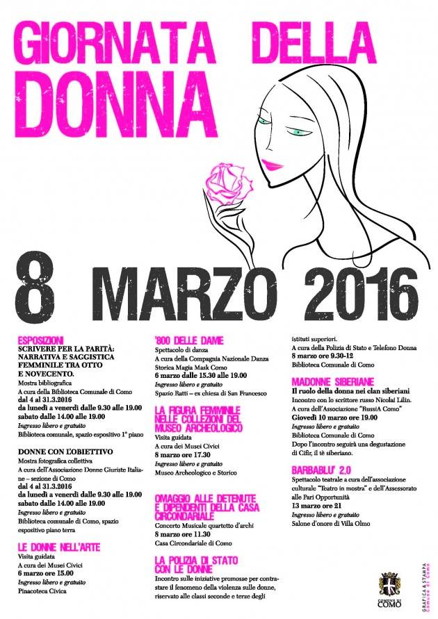 Como - Le manifestazioni per celebrare la giornata della donna a Como