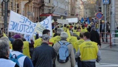 Slovacchia.Protesta sindacale a Michalovce contro il Codice del Lavoro, scarsa la partecipazione