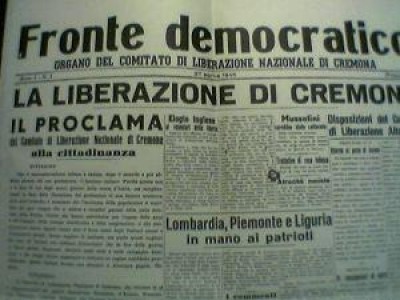 25 aprile 1945. Cremona viene Liberata 