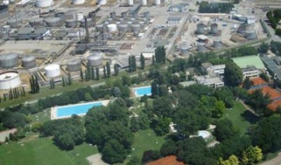 Fotografia della Canottieri Bissolati Cremona dall'alto