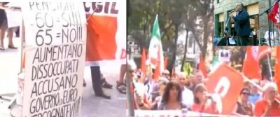 Cremona Sciopero Cgil contro la manovra.2000 in piazza