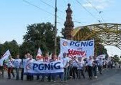 Manifestazione sindacati europei a Wroclaw (Polonia) 