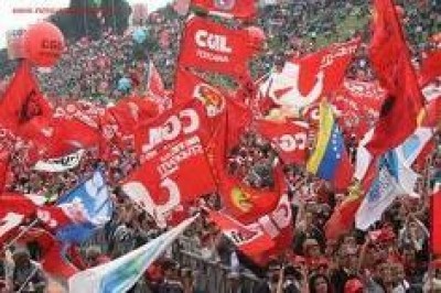 Cgil Scuola e Funzione pubblica manifestano a Roma