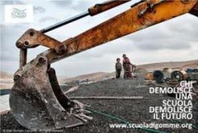 Palestina.Chi demolisce una scuola demolisce il futuro