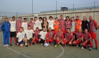 Calcio solidale in carcere.Gli studenti del munari incontrano i detenuti