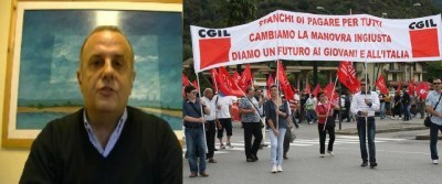 Mimmo Palmieri (Cgil). I lavoratori non sopportano più questa situazione. Video