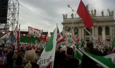 Cremonesi alla manifestazione del PD a Roma