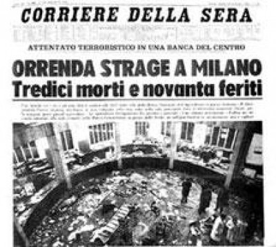 Milano, le manifestazioni per il 42° anniversario della strage di piazza Fontana