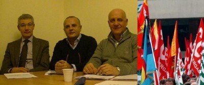 Palmieri(Cgil),De Maria (Cisl), Grossi (Uil) contro la manovra Monti. Video Intervista