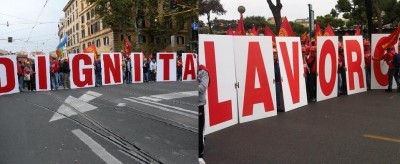 Metalmeccanici in sciopeo  contro la manovra e per i diritti di M.Bosio