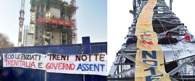 Milano Fs, i lavoratori sulla torre rifiutano l’accordo