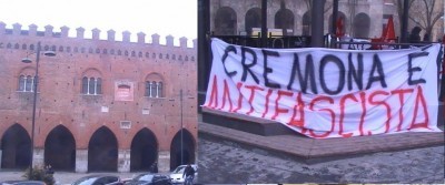Presidio antifascista contro Forza Nuova a Cremona. Interviste a M. Finali e L. Pasquetti |Video