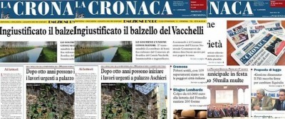 Cronaca chiude. La democrazia perde un pezzo| A.Alloni,M.Superti,A.Virgilio, G.C.Storti
