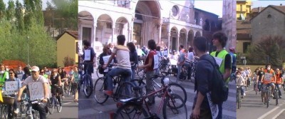 Cremona, 300 biciclette per dire basta allo smog