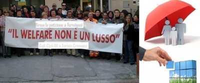 Rifinanziamo il welfare .Firma anche tu! PETIZIONE alla Regione Lombardia promossa da: