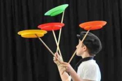 Saggio della scuola di Circo a Torino