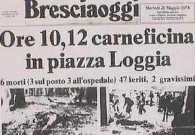 Piazza della Loggia: Piffari (idv), “ Le stragi impunite sono ferite aperte”