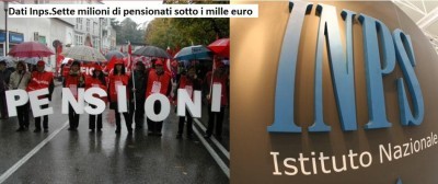 Dati Inps.Sette milioni di pensionati sotto i mille euro 