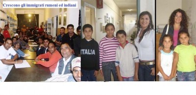 Crescono gli immigrati rumeni ed indiani