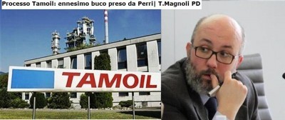 Processo Tamoil:ennesimo buco preso dall’amministrazione Perri| T.Magnoli PD