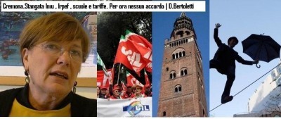 Cremona.Stangata Imu , Irpef e tariffe. Per ora nessun accordo | D.Bertoletti Cgil Cremona | Ascolta