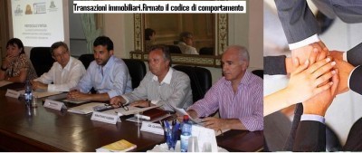 Transazioni immobiliari.Firmato il codice di comportamento