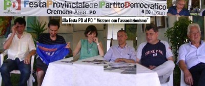 Alla Festa PD al PO “ Mezzora con l’associazionismo”