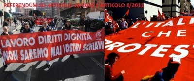 REFERENDUM SU ARTICOLO 18/2012 E ARTICOLO 8/2011