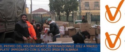 Il cremonese Platè vince premio volontraiato