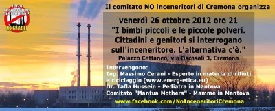No al terzo inceneritore a Cremona