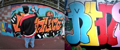 L'arte dei graffiti al servizio della legalità