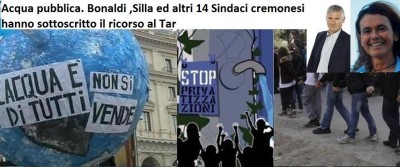 Acqua, 16 sindaci cremonesi presentano ricorso al Tar contro la delibera del Cda ATO