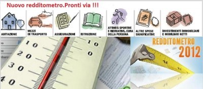 Nuovo redditometro.Pronti via !!!