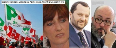 Elezioni. Soluzione unitaria nel PD: Fontana, Pizzetti e Magnoli in lista