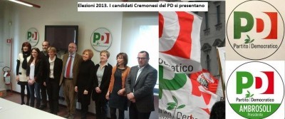 Elezioni 2013. IL PD Cremonese presenta tutti i suoi candidati. (video)