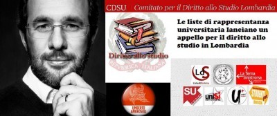 Ripartire dal Diritto allo studio. Appello degli studenti a Umberto Ambrosoli.