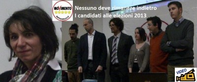 Elezioni 2013.I candidati cremonesi del Movimento 5 Stelle alla Regione Lombardia.