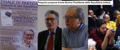 Pasquino propone Emma Bonino Presidente della Repubblica (video)
