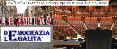 Conflitti di interesse|Lettera aperta a Boldrini e Grasso