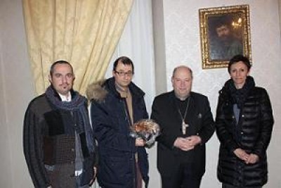 I panificatori Confcommercio ricevuti da mons. Cantoni