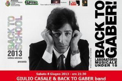 Ritorna il Back to School, quest'anno dedicato a Giorgio Gaber. Protagonisti gli studenti cremonesi delle superiori