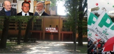 Bersani,Mucchetti e Cofferati alla Festa dell’Unità alle Colonie Padane.