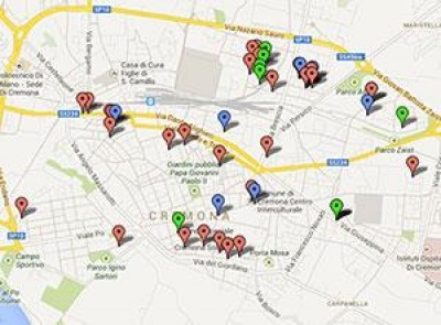 Mappa degli alloggi ERP comunali di Cremona! Tutto lo sfitto!