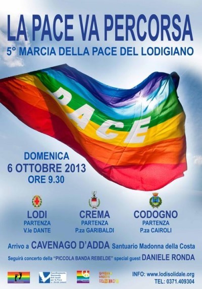 6 ottobre - 5° Marcia della pace del lodigiano