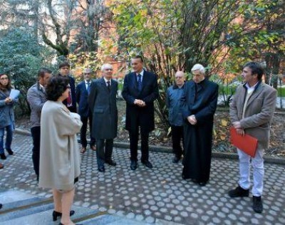 VESCOVO LAFRANCONI E DEL CAV. ARVEDI ALLA NUOVA CASA DI RIPOSO “GIOVANNI E LUCIANA ARVEDI”