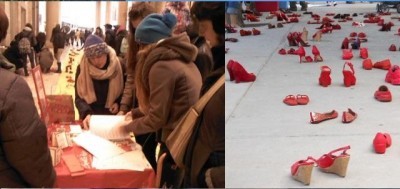Zapatos Rojos. Un successo l’iniziativa di AIDA  del  30 novembre  2013