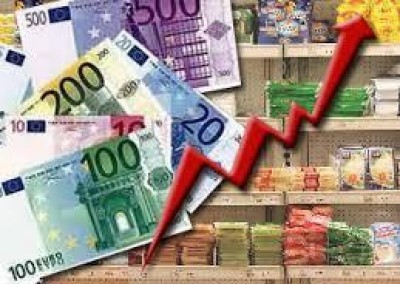 U.E. - Inflazione in ripresa nell'eurozona