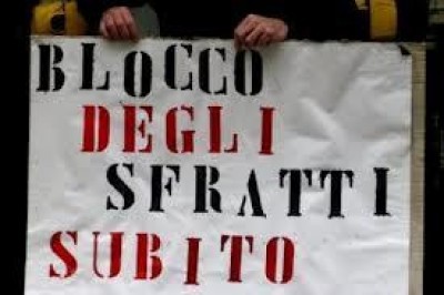 IL FALSO BLOCCO DEGLI SFRATTI DEL GOVERNO.