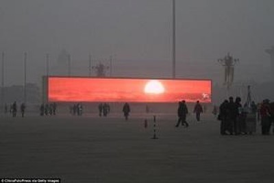 A Pechino vedono solo il sole in TV