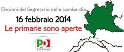 PD. Domenica 16 febbraio. Primarie per il segretario regionale